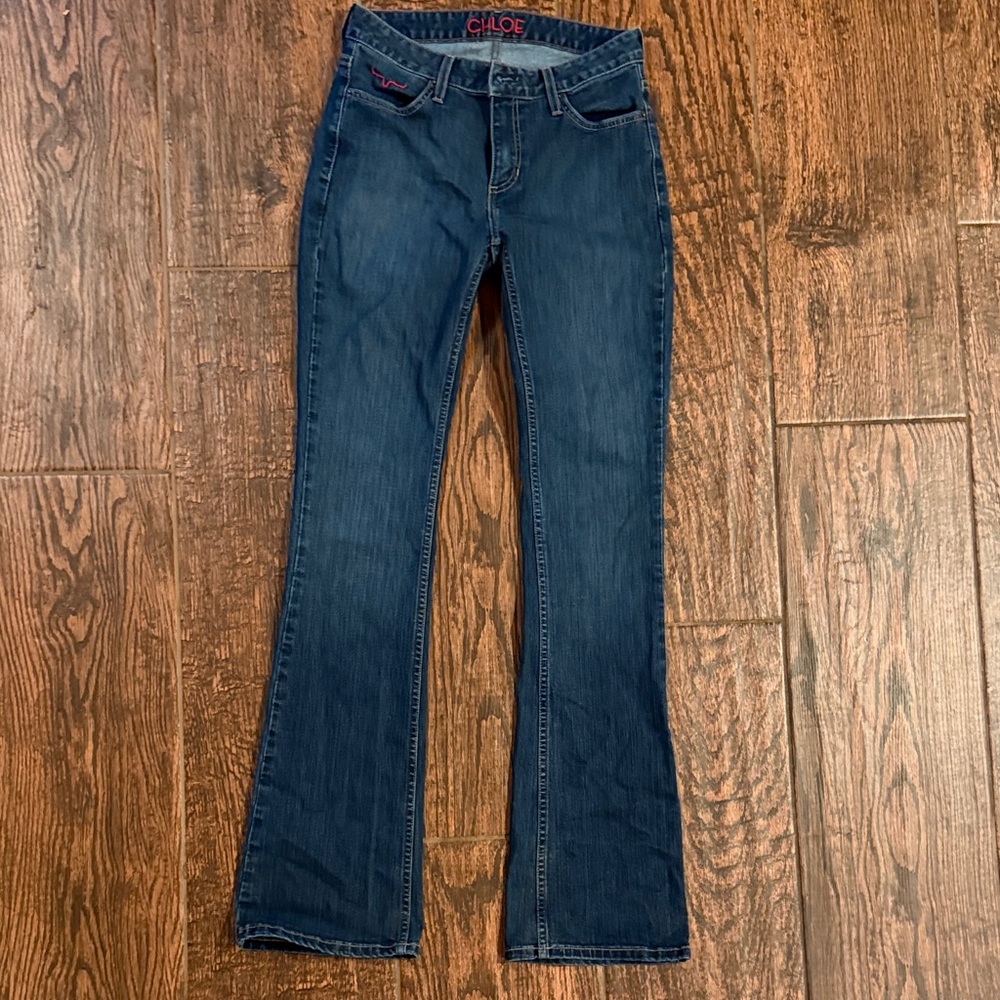 Kimes Chloe Women's Dark Wash Boot Cut Jeans